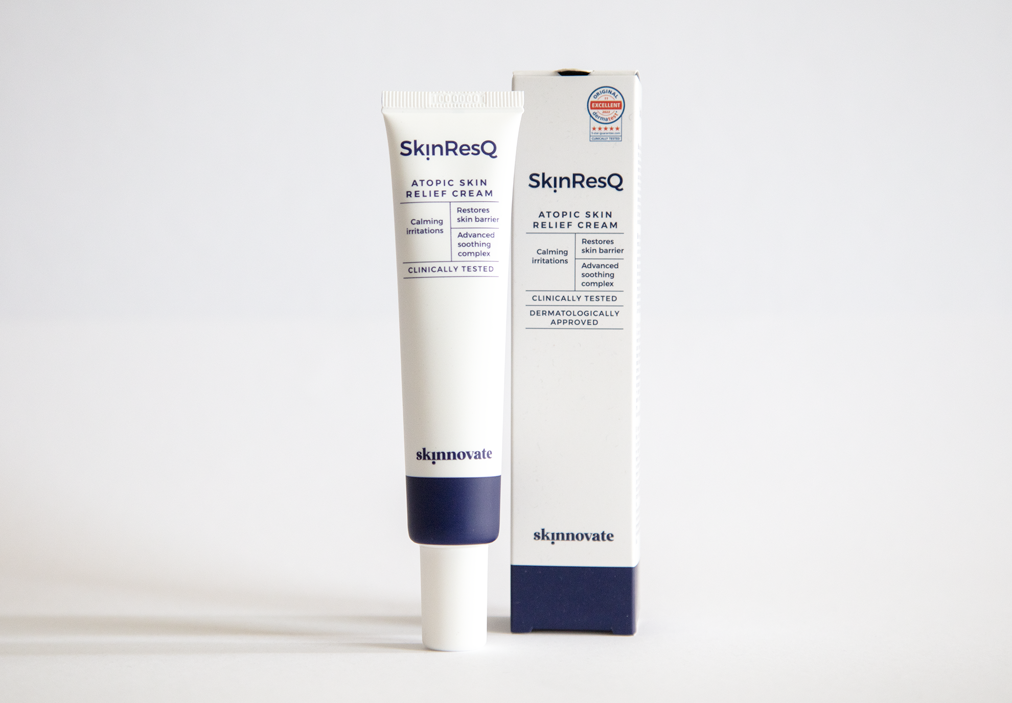SkinResQ Atopic Skin Relief Cream product with packaging